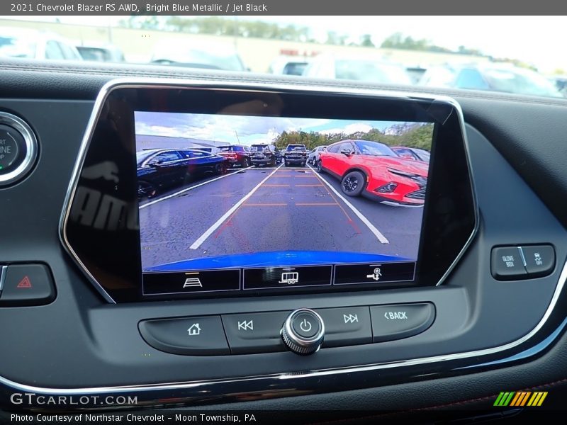 Bright Blue Metallic / Jet Black 2021 Chevrolet Blazer RS AWD