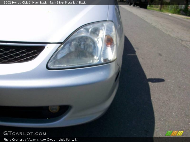 Satin Silver Metallic / Black 2002 Honda Civic Si Hatchback