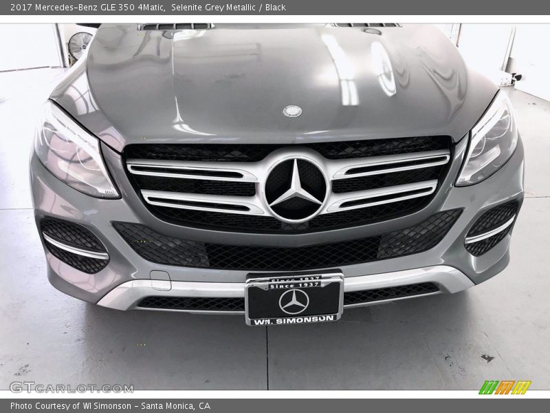 Selenite Grey Metallic / Black 2017 Mercedes-Benz GLE 350 4Matic