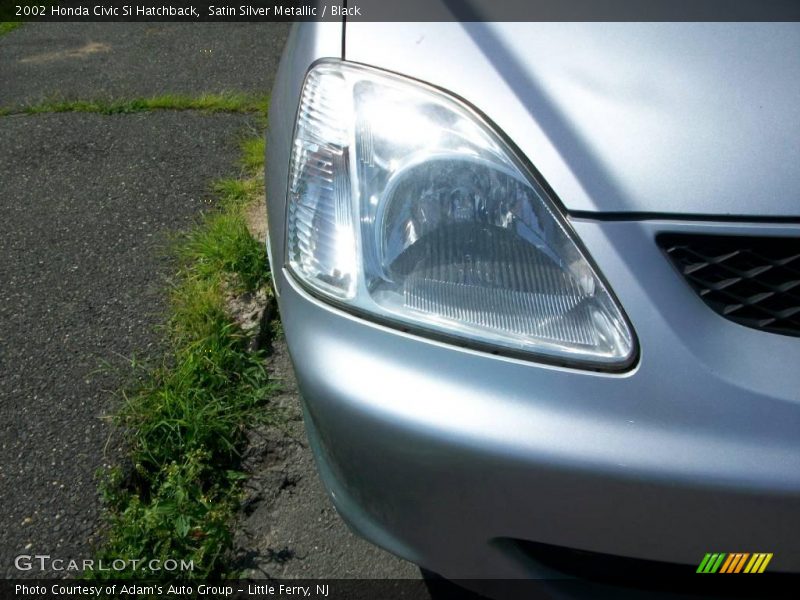 Satin Silver Metallic / Black 2002 Honda Civic Si Hatchback