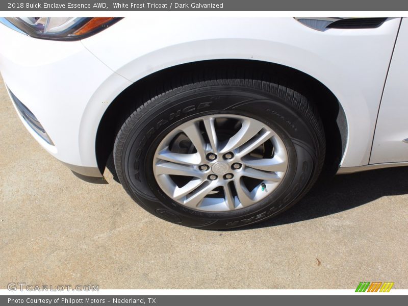White Frost Tricoat / Dark Galvanized 2018 Buick Enclave Essence AWD