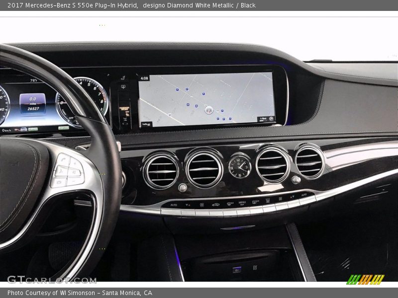 designo Diamond White Metallic / Black 2017 Mercedes-Benz S 550e Plug-In Hybrid