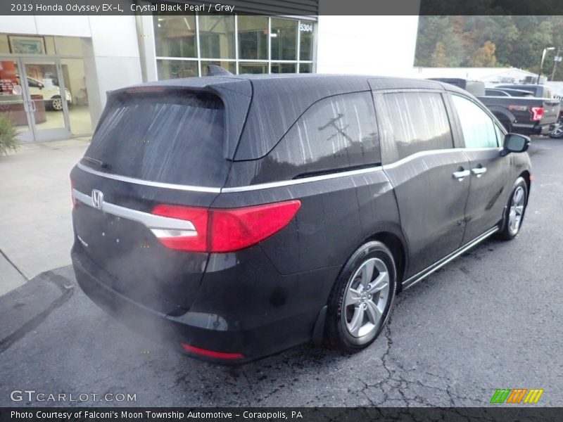 Crystal Black Pearl / Gray 2019 Honda Odyssey EX-L