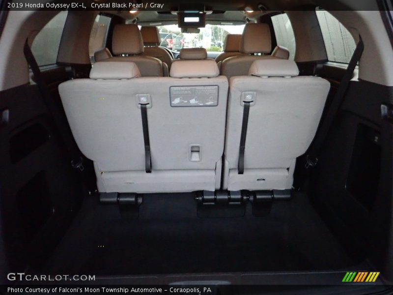 Crystal Black Pearl / Gray 2019 Honda Odyssey EX-L
