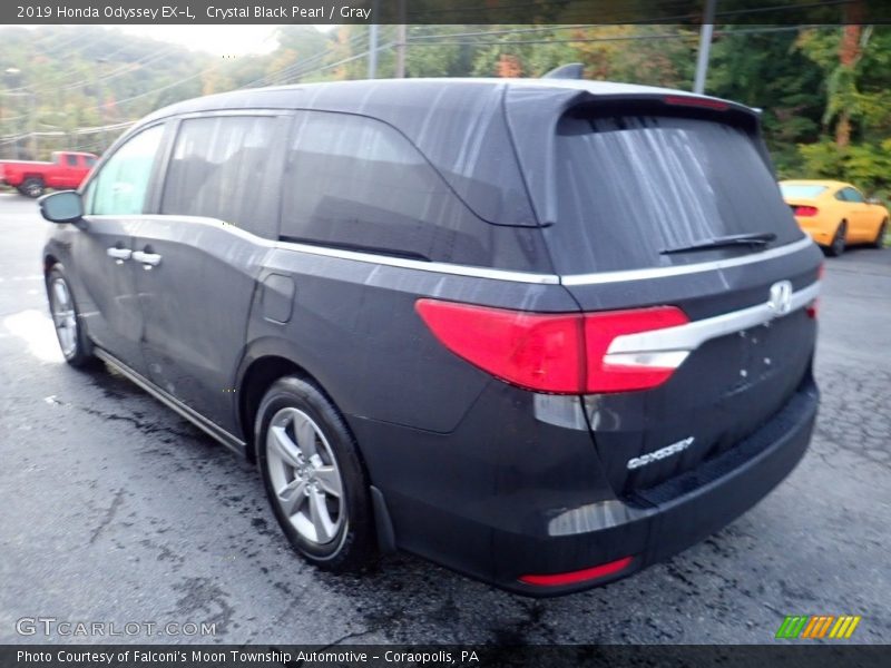 Crystal Black Pearl / Gray 2019 Honda Odyssey EX-L