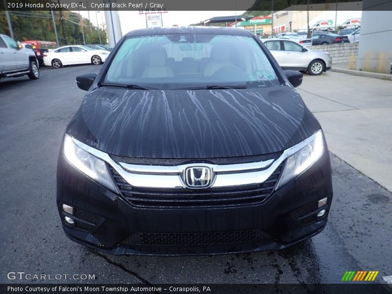 Crystal Black Pearl / Gray 2019 Honda Odyssey EX-L
