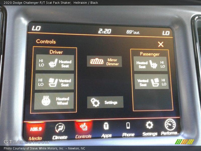 Hellraisin / Black 2020 Dodge Challenger R/T Scat Pack Shaker