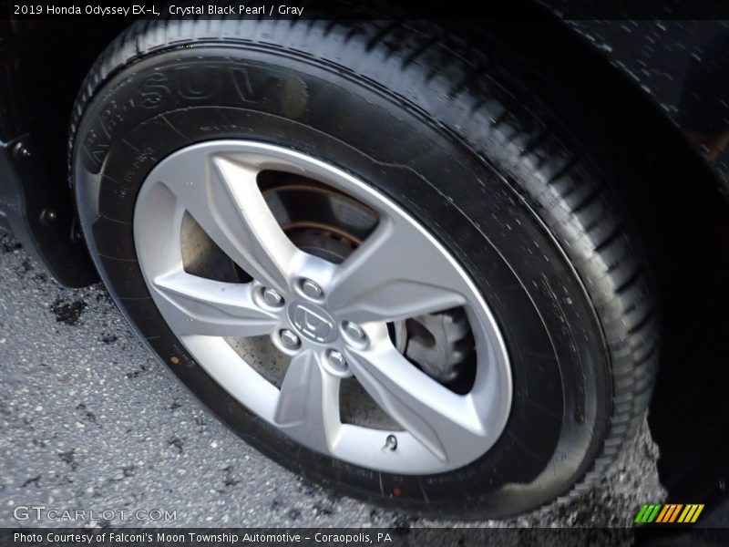 Crystal Black Pearl / Gray 2019 Honda Odyssey EX-L