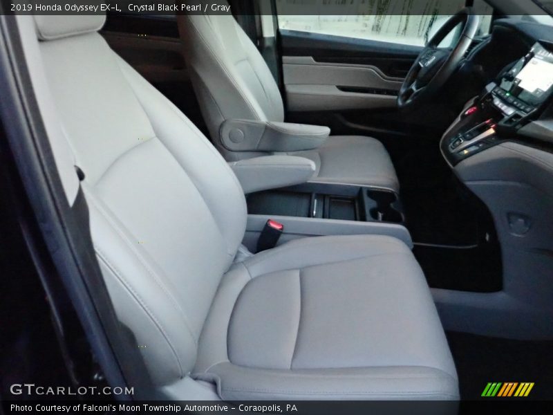 Crystal Black Pearl / Gray 2019 Honda Odyssey EX-L