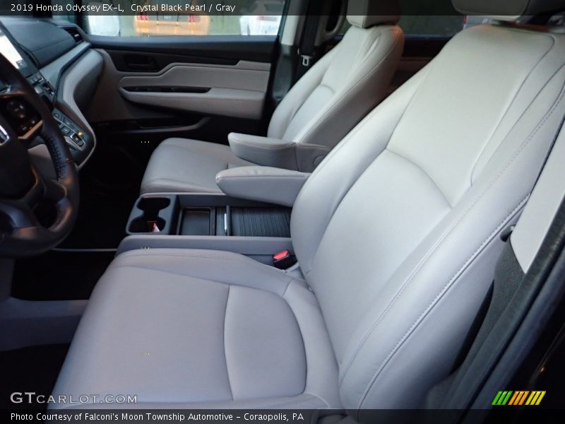Crystal Black Pearl / Gray 2019 Honda Odyssey EX-L