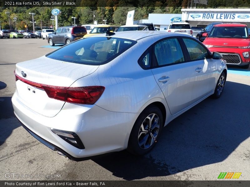Silky Silver / Black 2021 Kia Forte LXS