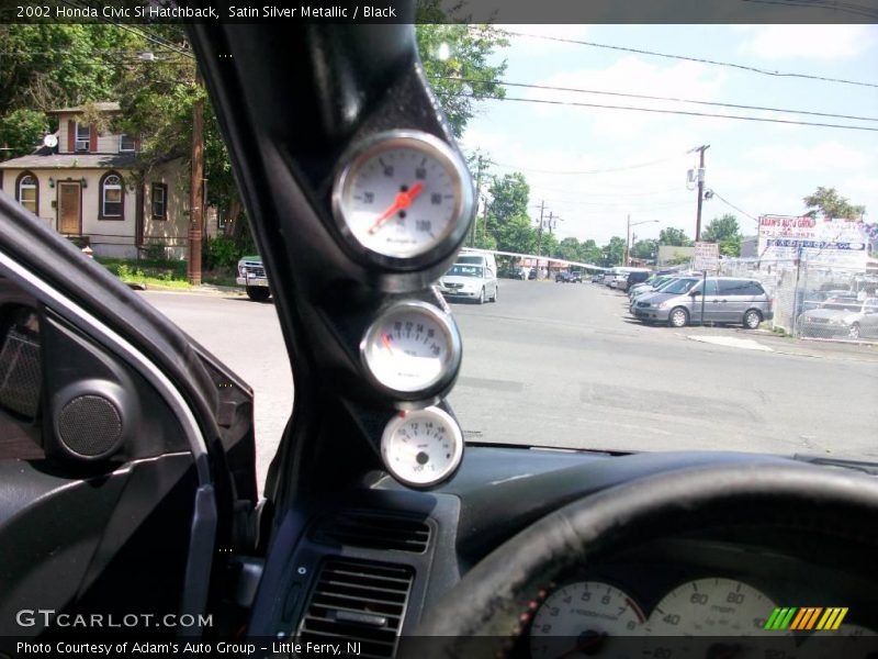 Satin Silver Metallic / Black 2002 Honda Civic Si Hatchback