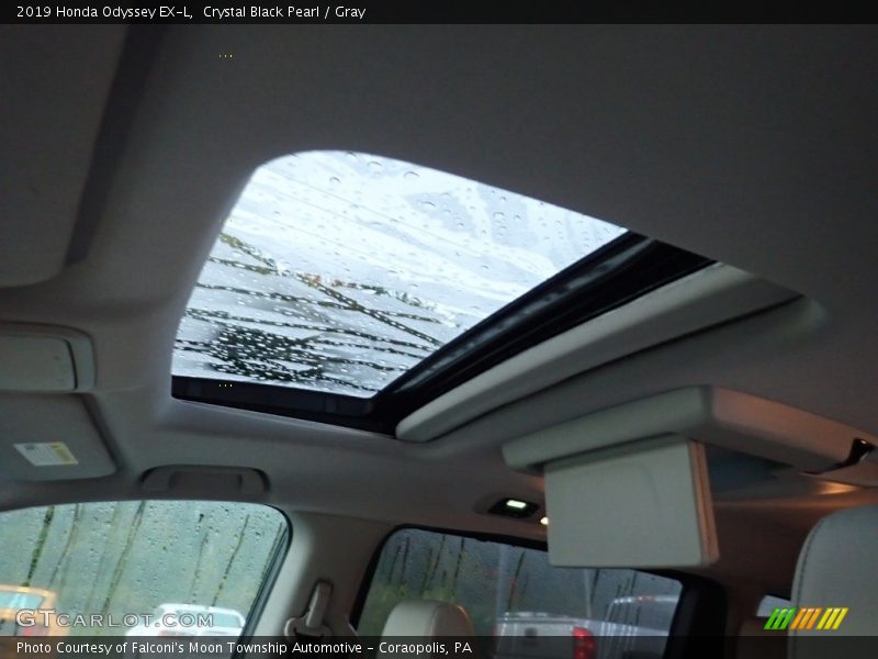 Crystal Black Pearl / Gray 2019 Honda Odyssey EX-L
