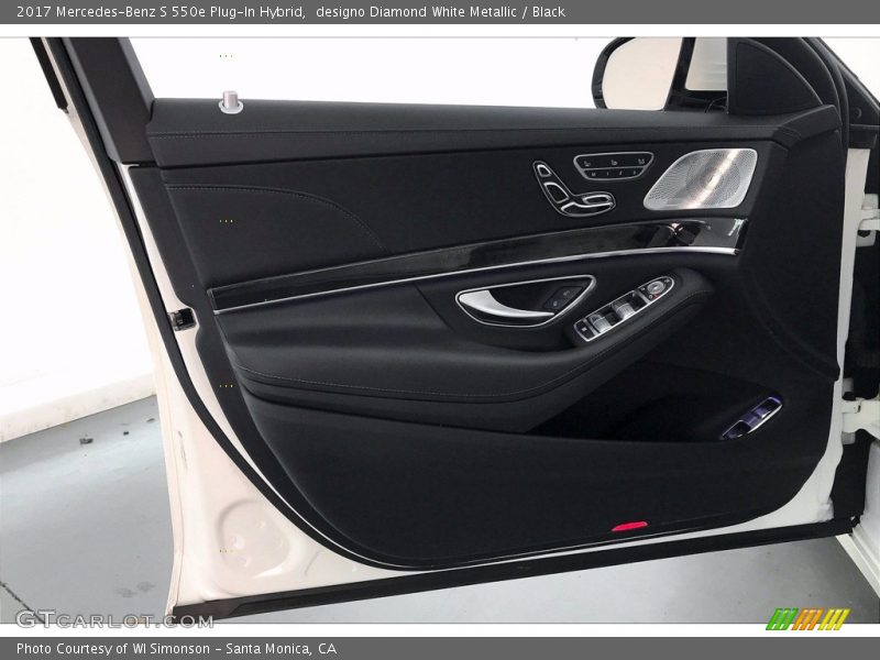 designo Diamond White Metallic / Black 2017 Mercedes-Benz S 550e Plug-In Hybrid