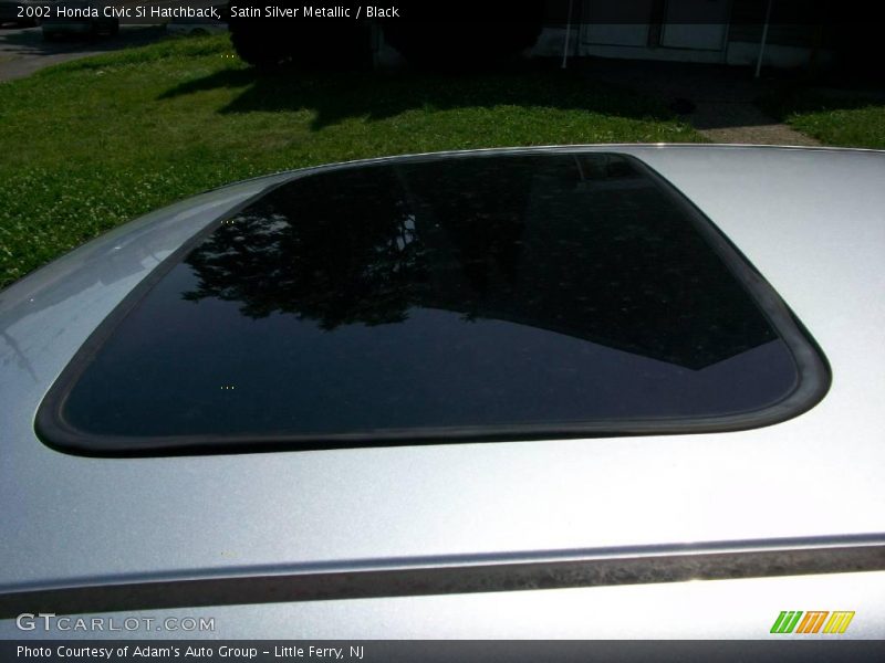 Satin Silver Metallic / Black 2002 Honda Civic Si Hatchback