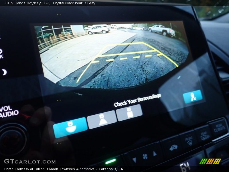 Crystal Black Pearl / Gray 2019 Honda Odyssey EX-L