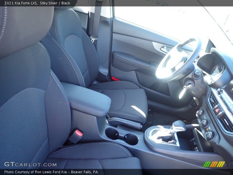 Silky Silver / Black 2021 Kia Forte LXS