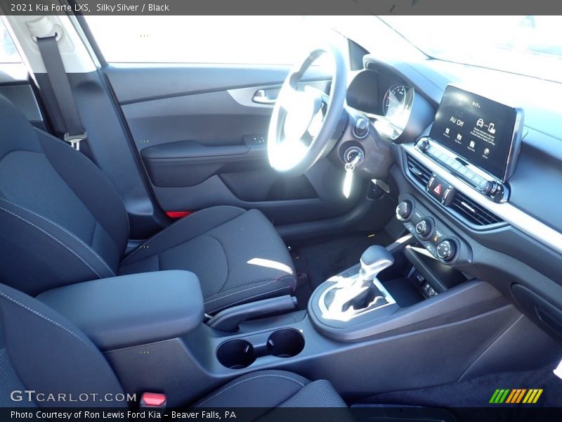 Silky Silver / Black 2021 Kia Forte LXS