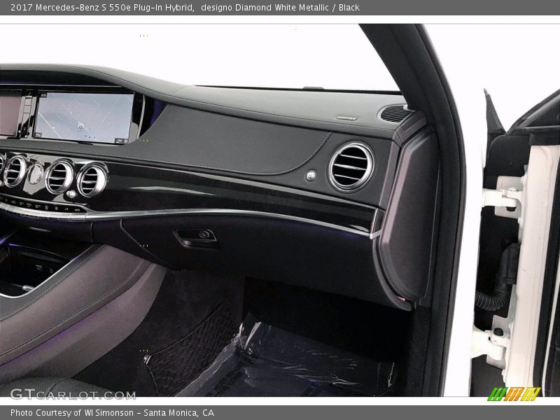 designo Diamond White Metallic / Black 2017 Mercedes-Benz S 550e Plug-In Hybrid