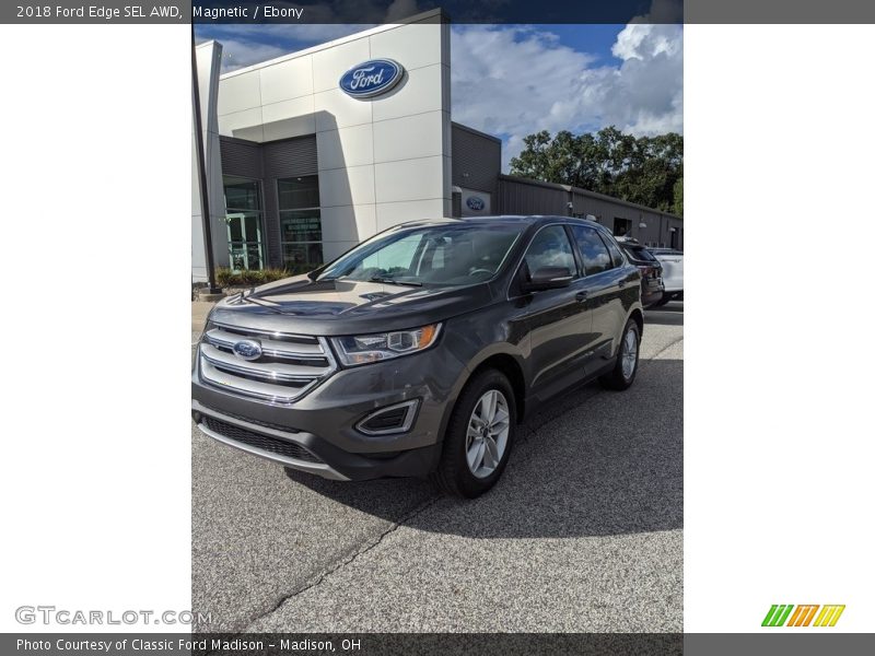 Magnetic / Ebony 2018 Ford Edge SEL AWD