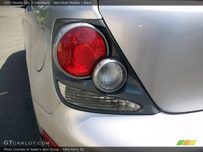 Satin Silver Metallic / Black 2002 Honda Civic Si Hatchback