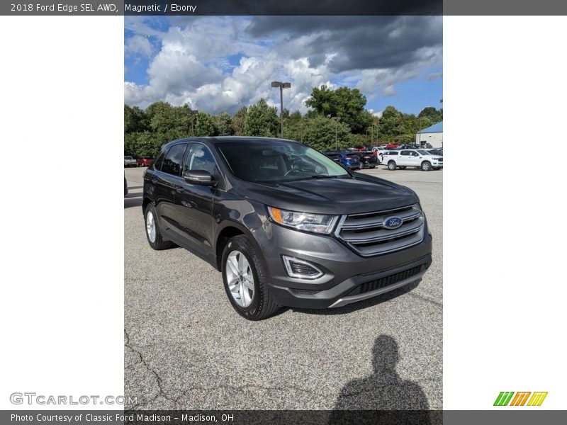 Magnetic / Ebony 2018 Ford Edge SEL AWD