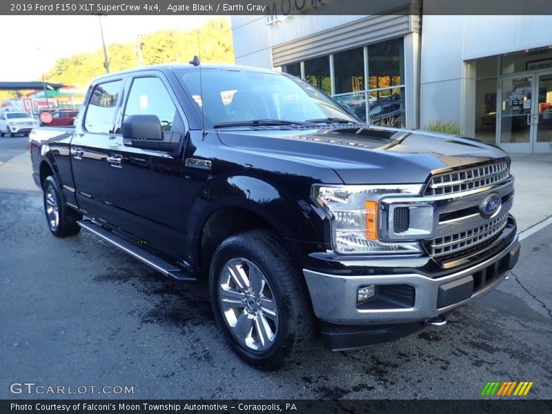 Agate Black / Earth Gray 2019 Ford F150 XLT SuperCrew 4x4