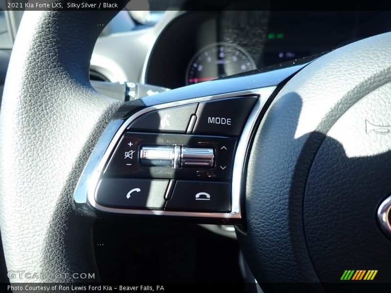 Silky Silver / Black 2021 Kia Forte LXS
