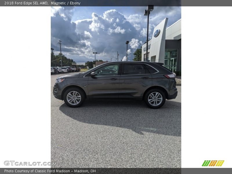 Magnetic / Ebony 2018 Ford Edge SEL AWD