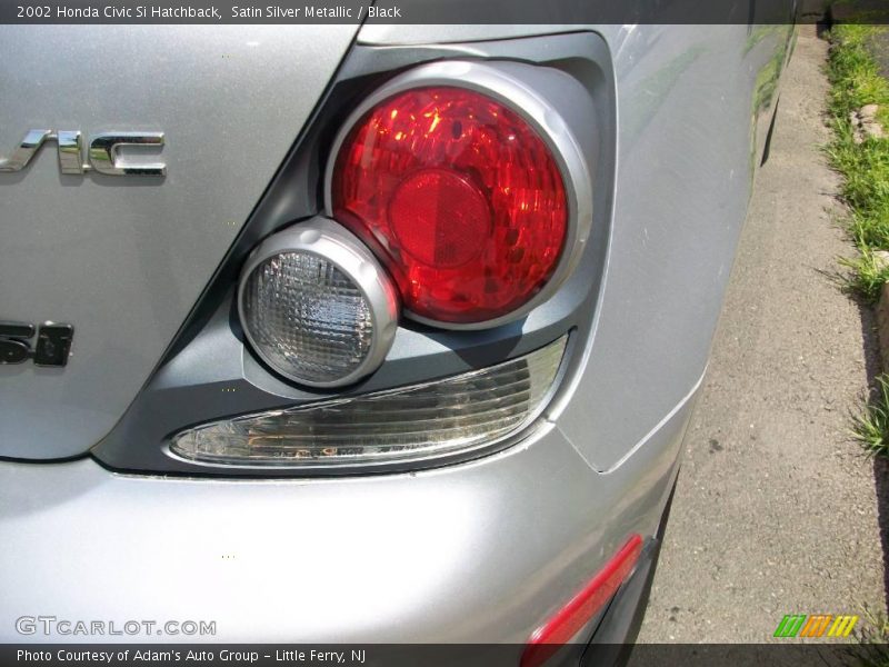 Satin Silver Metallic / Black 2002 Honda Civic Si Hatchback