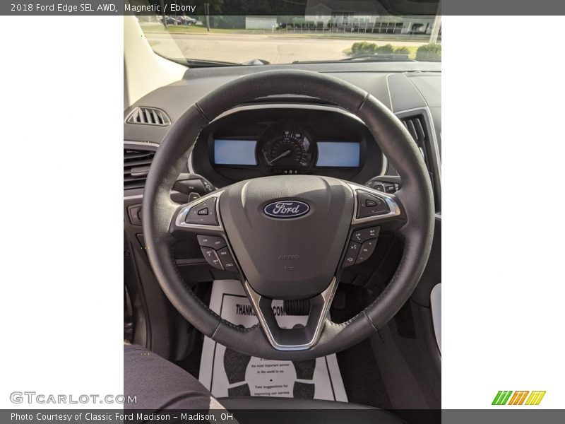 Magnetic / Ebony 2018 Ford Edge SEL AWD