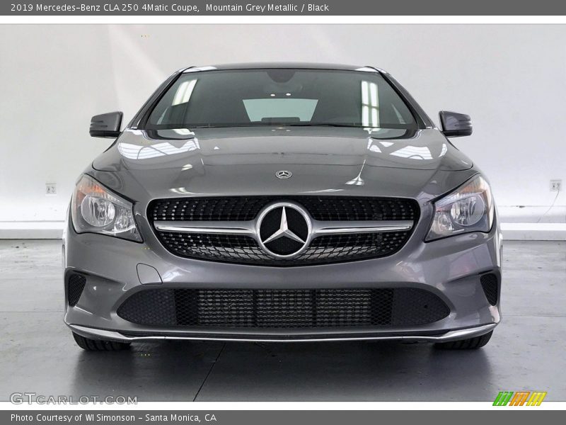 Mountain Grey Metallic / Black 2019 Mercedes-Benz CLA 250 4Matic Coupe