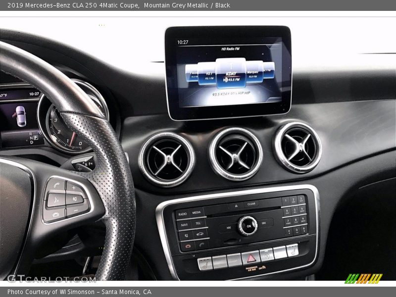 Mountain Grey Metallic / Black 2019 Mercedes-Benz CLA 250 4Matic Coupe