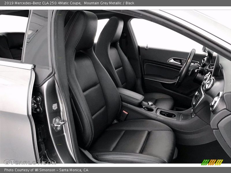 Mountain Grey Metallic / Black 2019 Mercedes-Benz CLA 250 4Matic Coupe