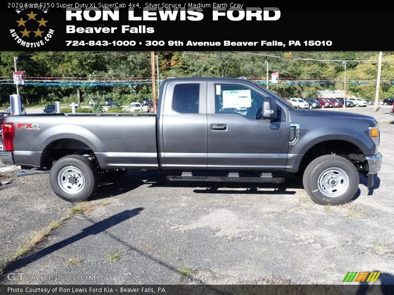 Silver Spruce / Medium Earth Gray 2020 Ford F350 Super Duty XL SuperCab 4x4