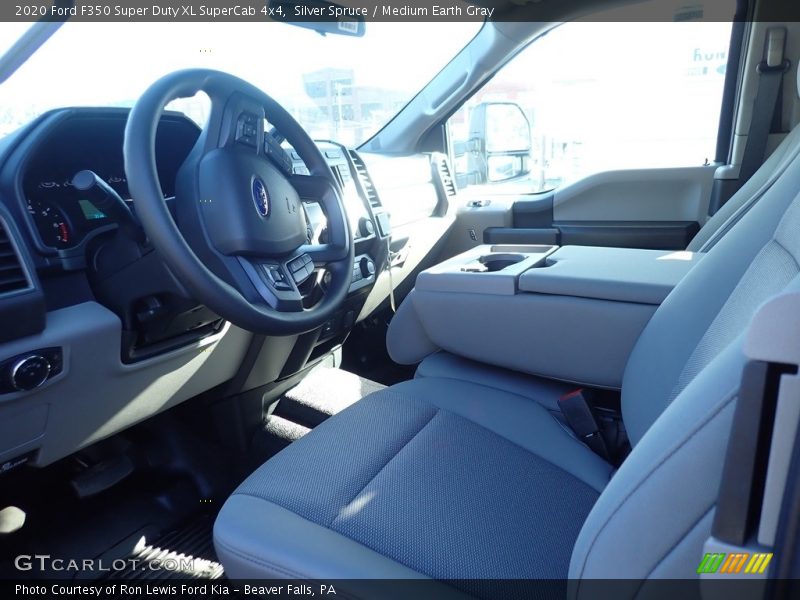 Silver Spruce / Medium Earth Gray 2020 Ford F350 Super Duty XL SuperCab 4x4