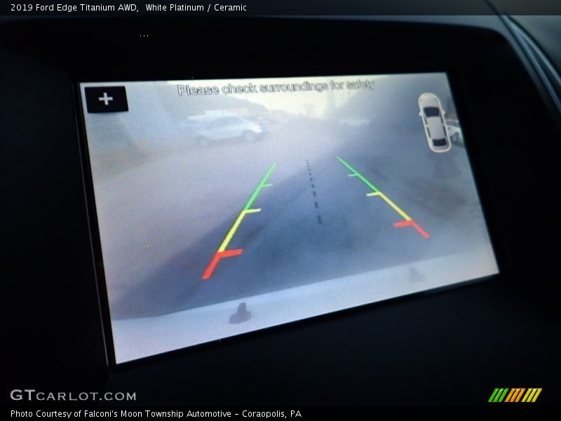 White Platinum / Ceramic 2019 Ford Edge Titanium AWD