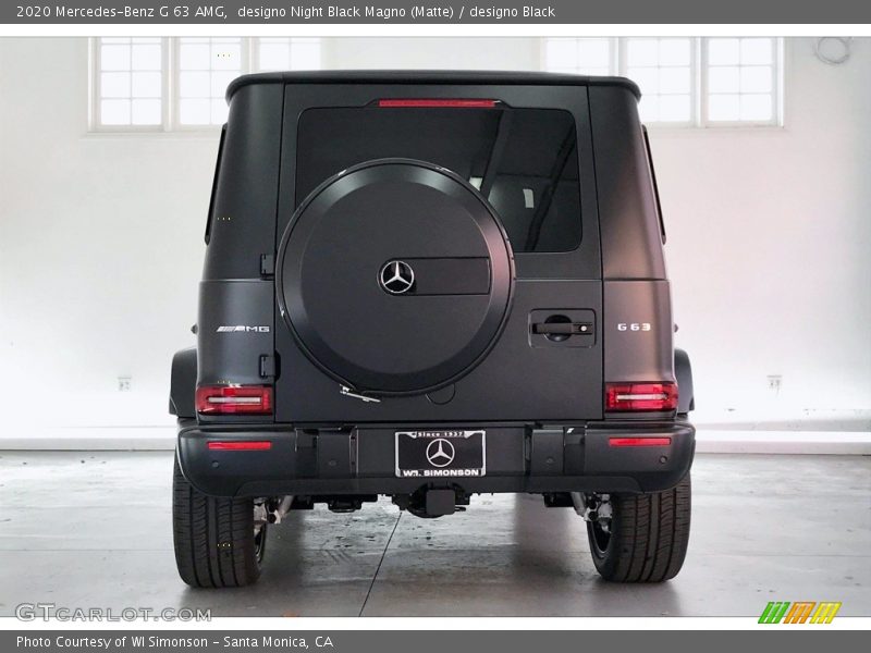 designo Night Black Magno (Matte) / designo Black 2020 Mercedes-Benz G 63 AMG