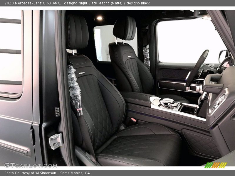 Front Seat of 2020 G 63 AMG