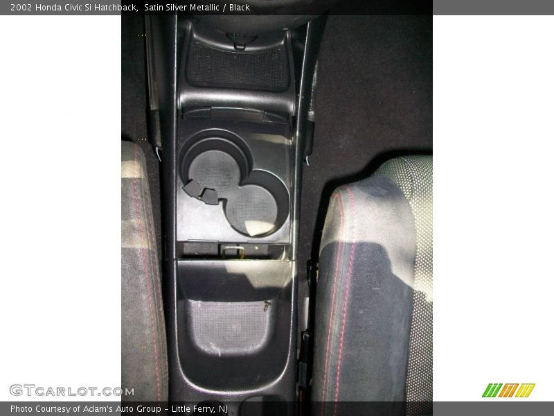 Satin Silver Metallic / Black 2002 Honda Civic Si Hatchback