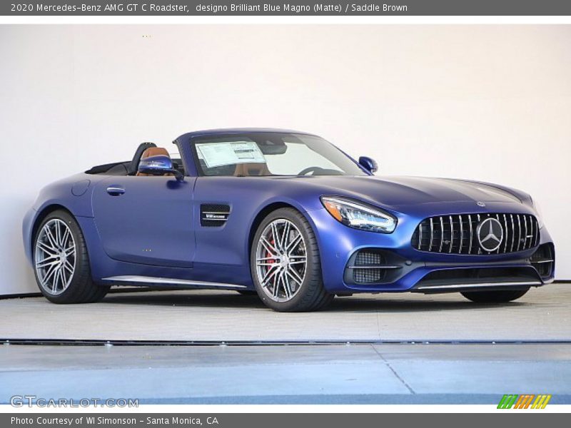  2020 AMG GT C Roadster designo Brilliant Blue Magno (Matte)