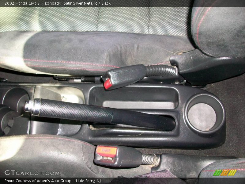 Satin Silver Metallic / Black 2002 Honda Civic Si Hatchback