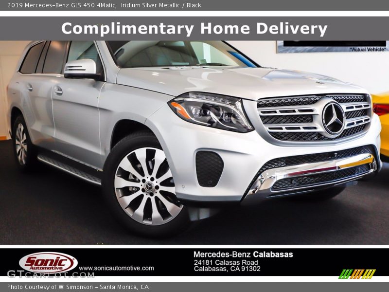 Iridium Silver Metallic / Black 2019 Mercedes-Benz GLS 450 4Matic