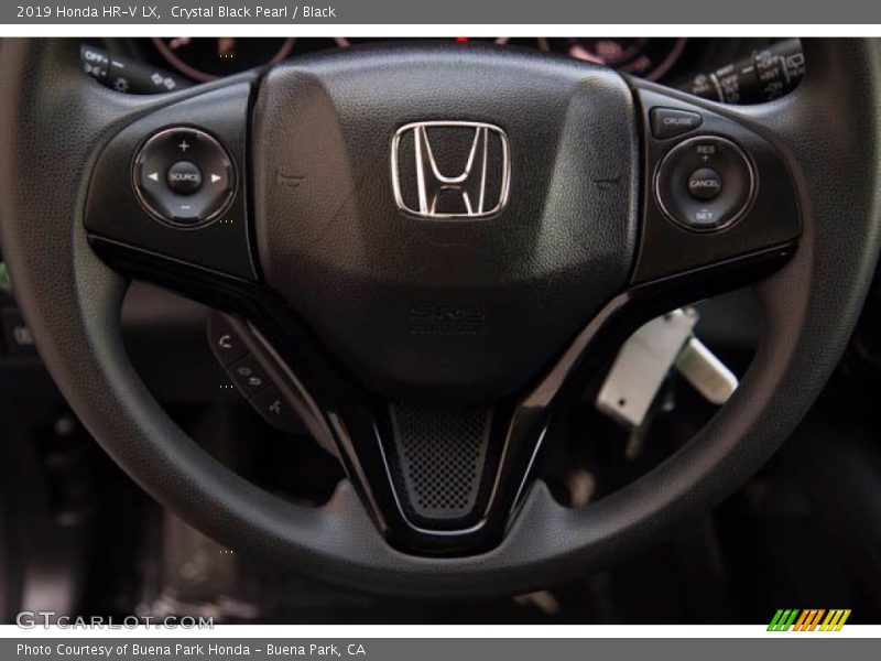 Crystal Black Pearl / Black 2019 Honda HR-V LX