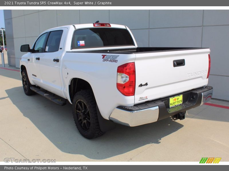 Super White / Graphite 2021 Toyota Tundra SR5 CrewMax 4x4