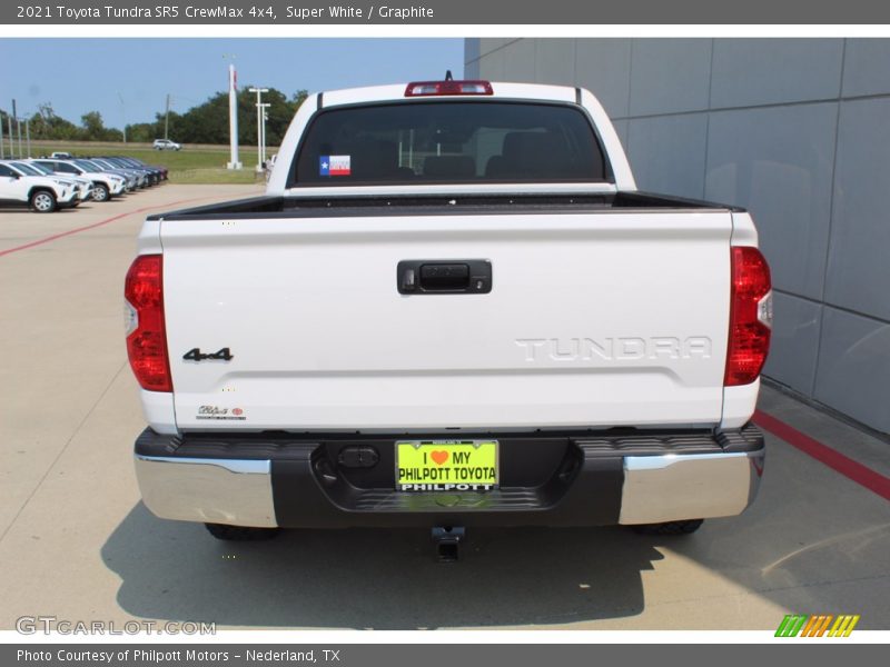 Super White / Graphite 2021 Toyota Tundra SR5 CrewMax 4x4