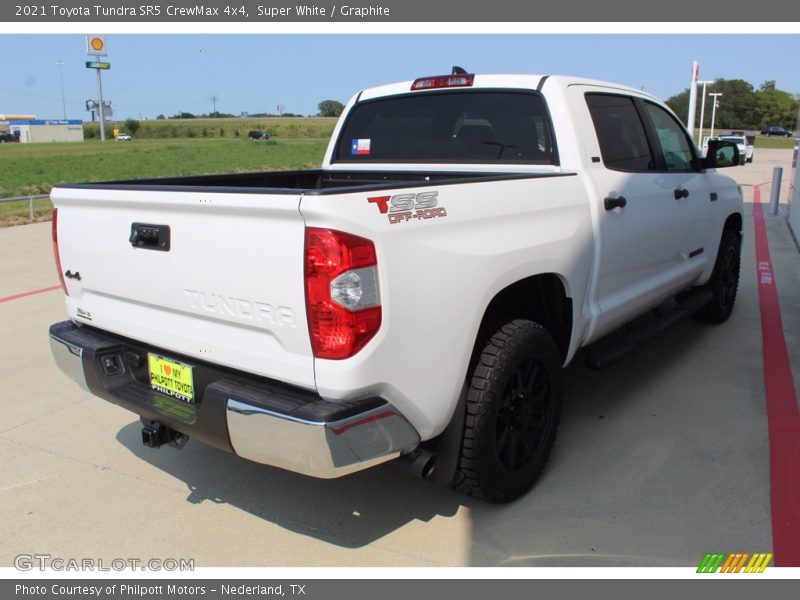 Super White / Graphite 2021 Toyota Tundra SR5 CrewMax 4x4