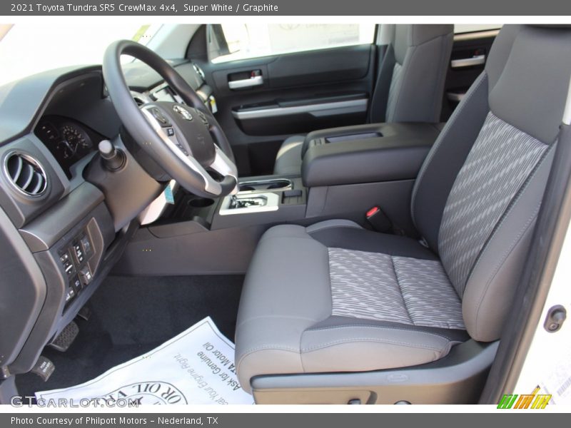 Super White / Graphite 2021 Toyota Tundra SR5 CrewMax 4x4