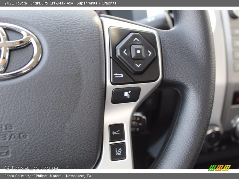 Super White / Graphite 2021 Toyota Tundra SR5 CrewMax 4x4
