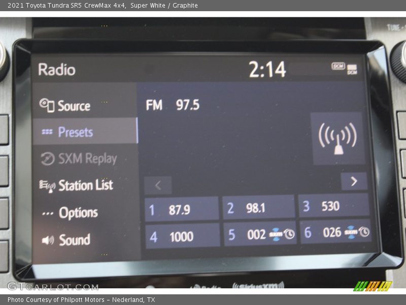Super White / Graphite 2021 Toyota Tundra SR5 CrewMax 4x4